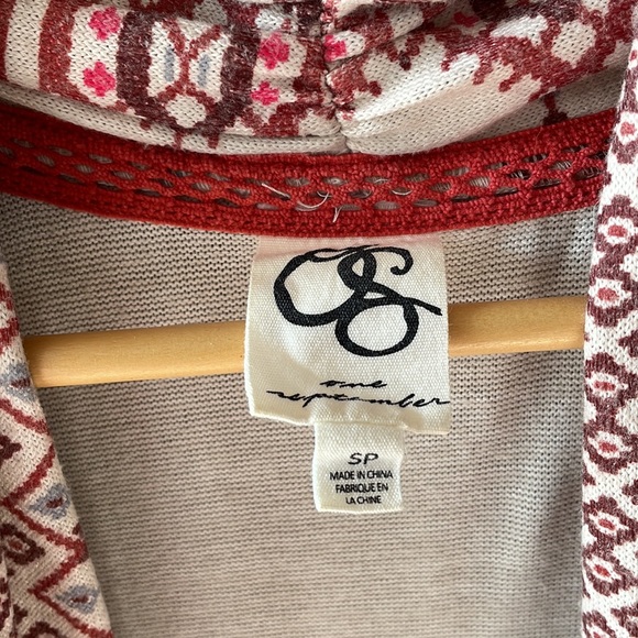 Anthropologie One September bohemian cardigan sweater in cream - Picture 6 of 10